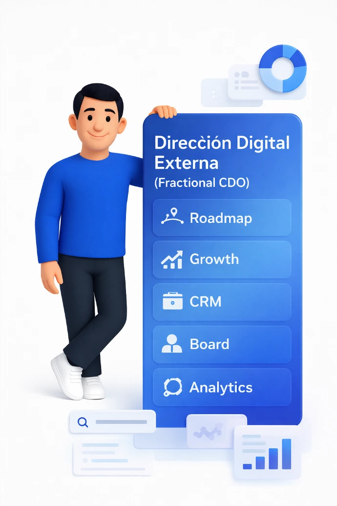 Dirección Digital Externa (Fractional CDO) | JI Global Solutions