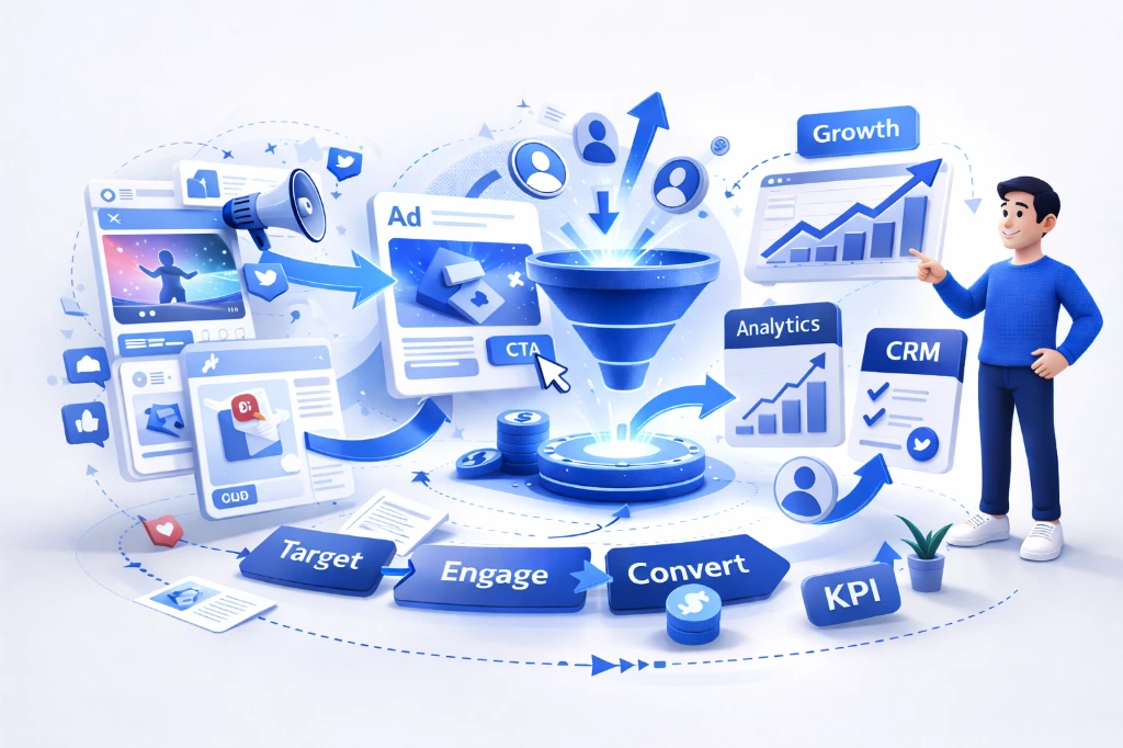 Social Ads (Meta, TikTok, Pinterest) | JI Global Solutions