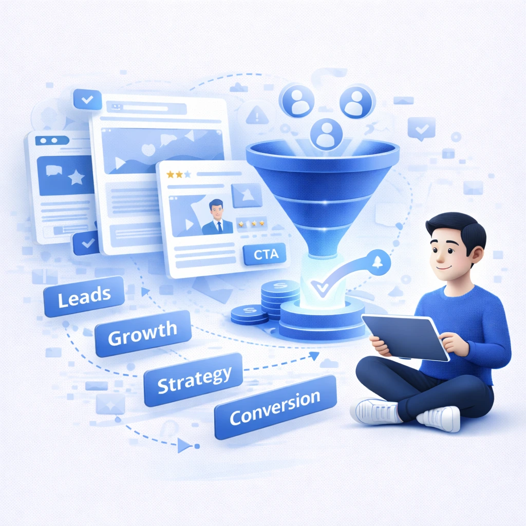 Diseño de Embudos (Funnels) y Landing Pages | JI Global Solutions