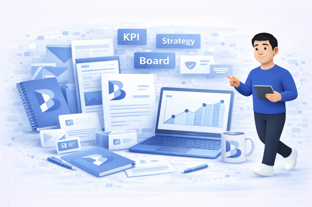 Diseño de Material Corporativo | JI Global Solutions